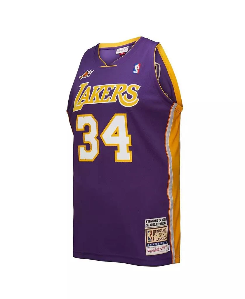 Mitchell 
Ness Men
s Shaquille O
Neal Purple Los Angeles Lakers 2000 NBA All-Star Game Authentic Jersey 4