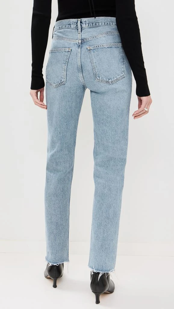 AGOLDE Lana Mid Rise Straight Jeans 2