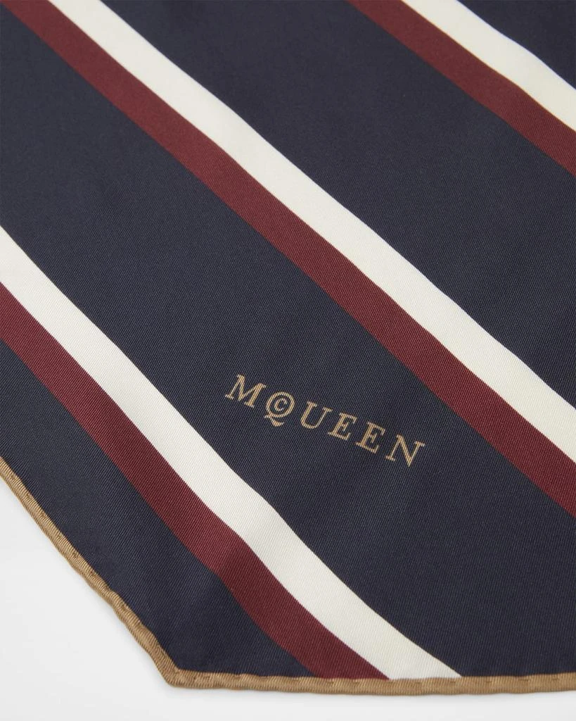 Alexander McQueen Striped College-Inspired Scarf 3