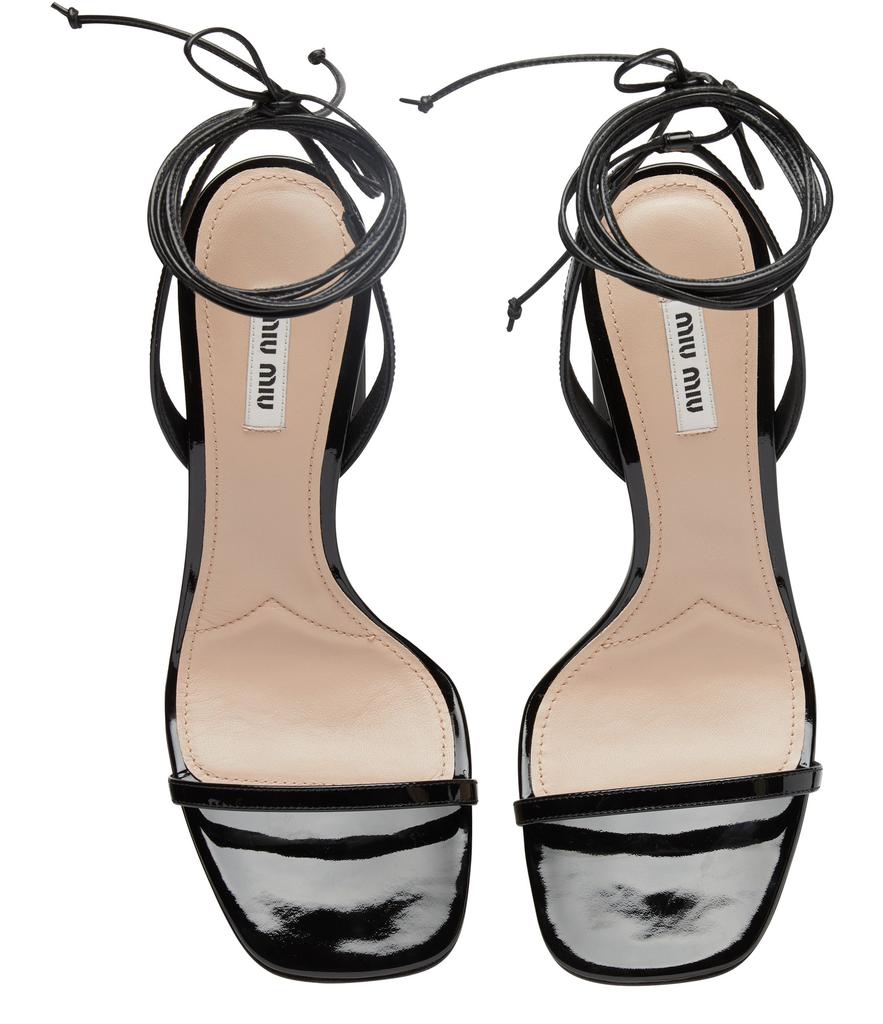 Miu Miu Patent leather sandals - Slippers - Free Shipping