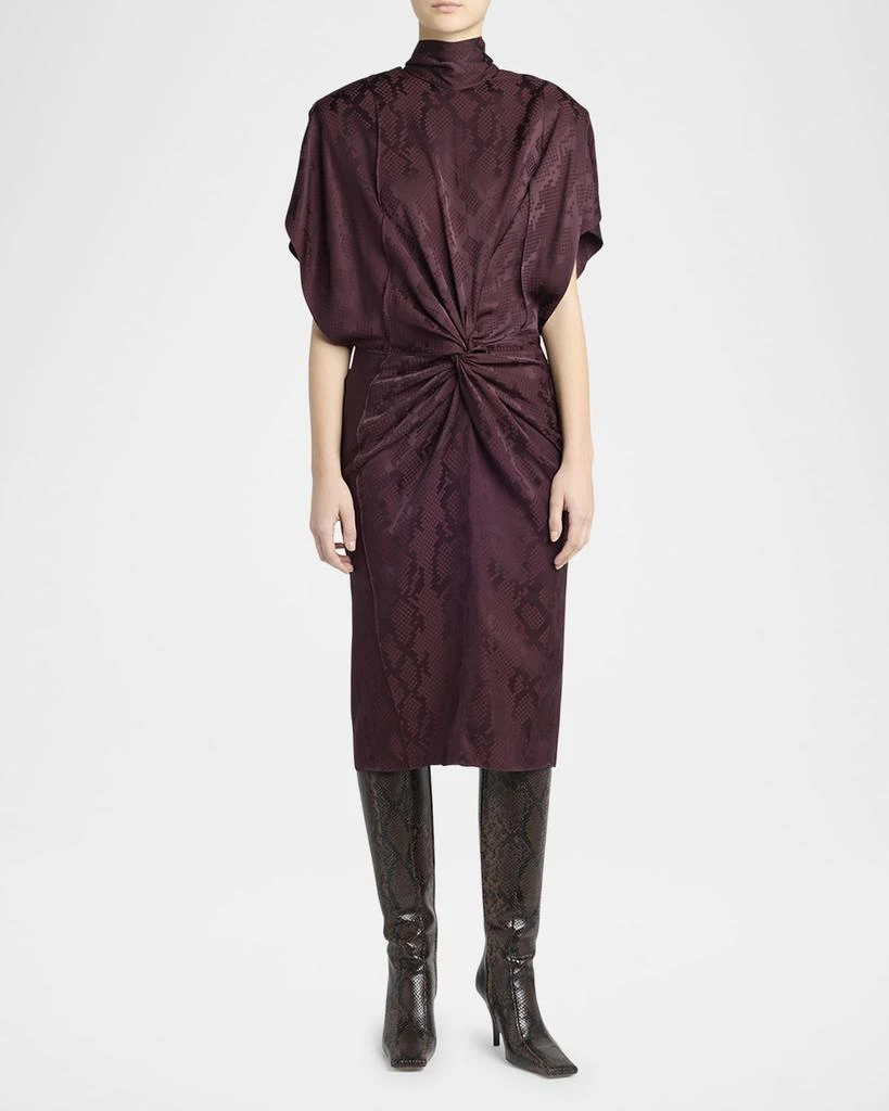 Stella McCartney Alter Snake-Print Tall Stiletto Boots 3