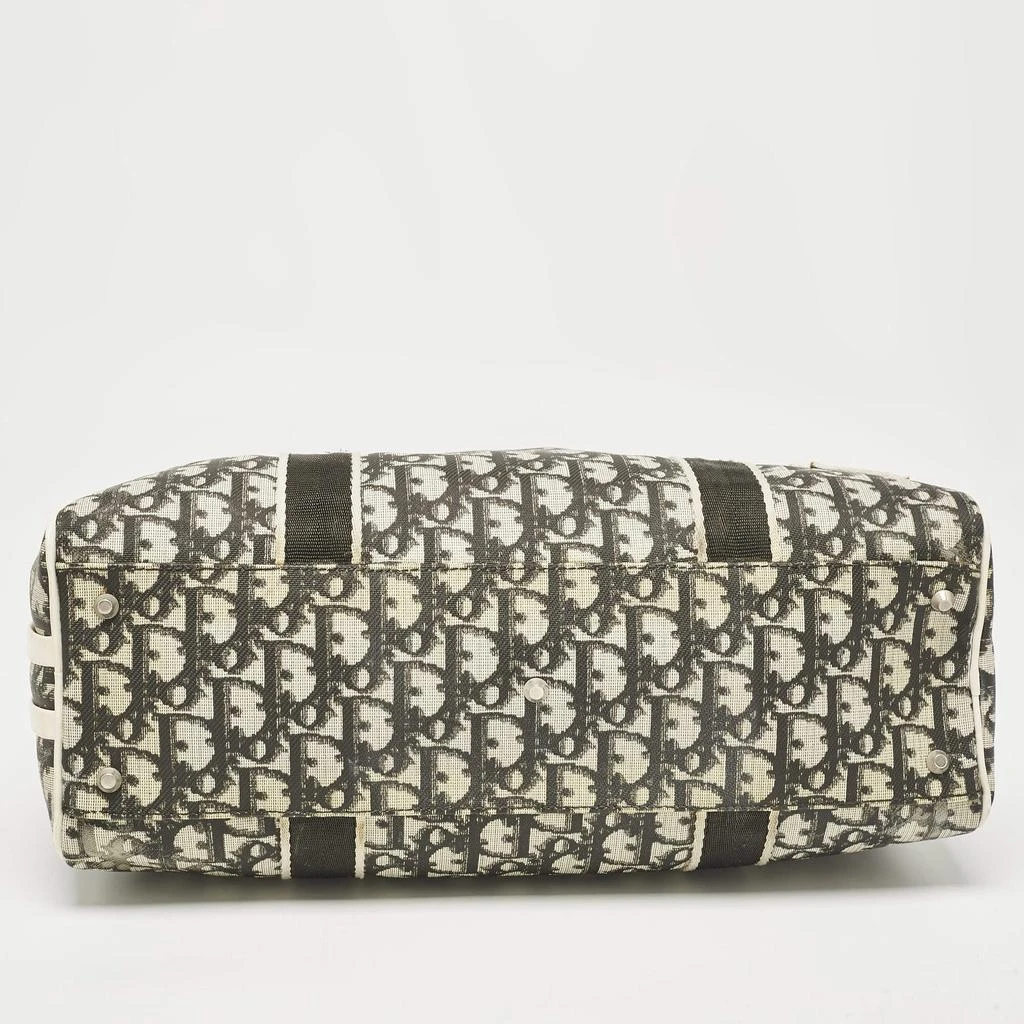 Dior Dior Black Diorissimo Coated Canvas and Patent Leather Girly Boston Bag 9