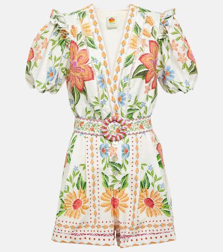 ☆関税込み☆【FARM RIO】Bloom Garden cotton romper Farm Rio Bloom Garden cotton romper - Jumpsuits - Compare