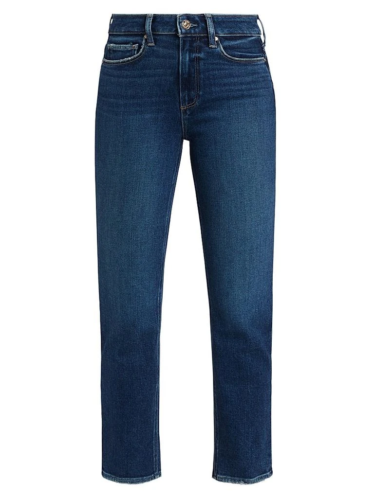 Paige Cindy Cropped Straight-Leg Jeans 1