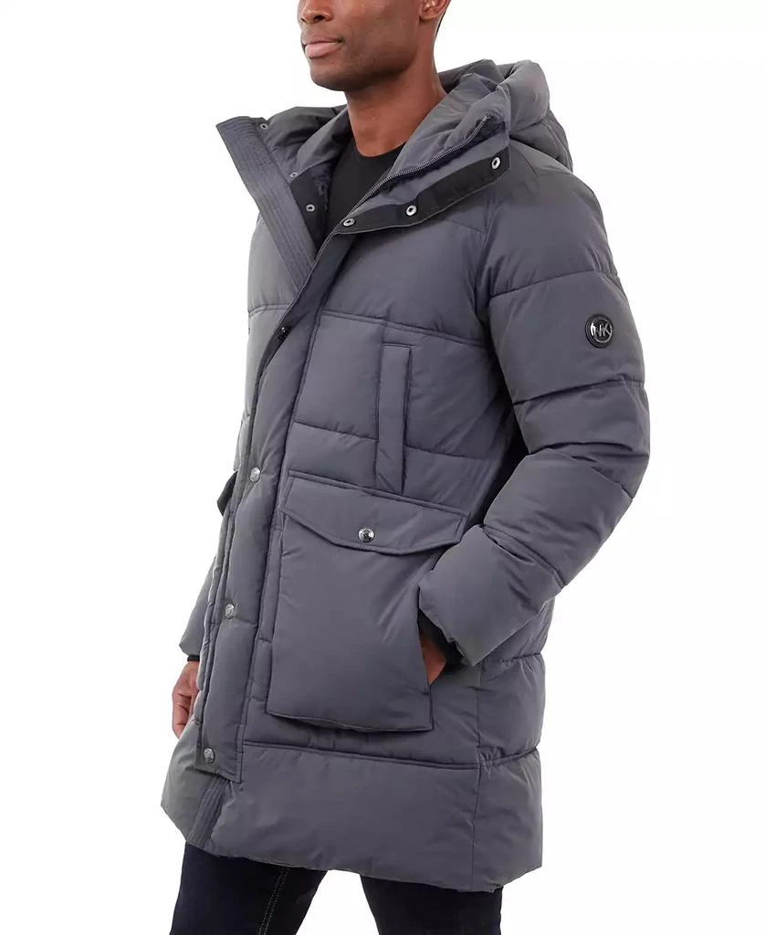 Michael Kors Men's Heavyweight Hooded Long Puffer Coat 6