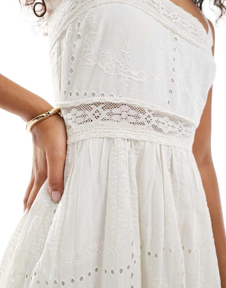 white christmas dresses Sakari Dress Cream – South Moon Under main image 1