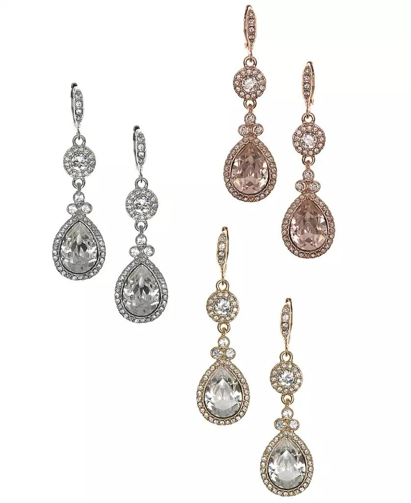 Givenchy Crystal Element Double Drop Earrings 3