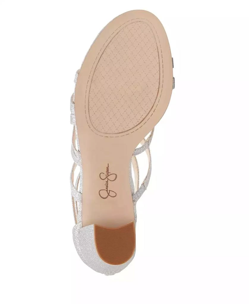 Jessica Simpson Women's Stassey Strappy Block Heel Dress Sandals 5