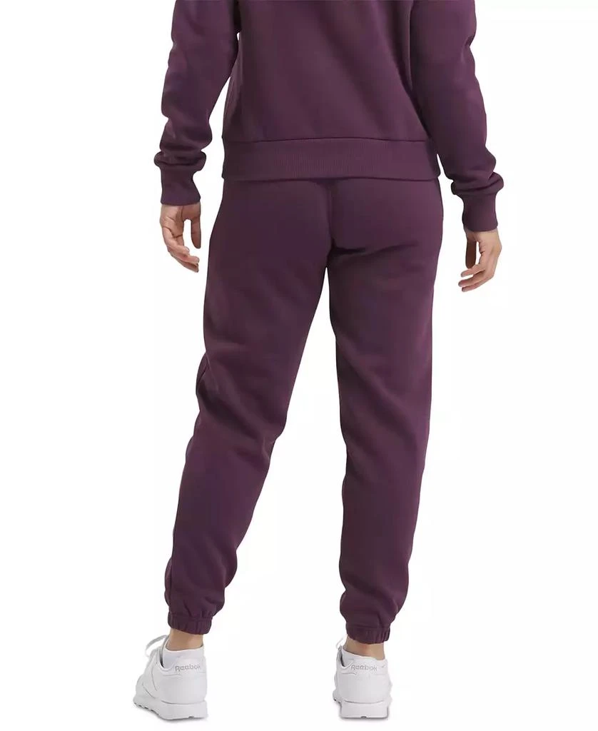 Reebok Women's Metallic Foil Logo Fleece Jogger Sweatpants, A Macy's Exclusive 5