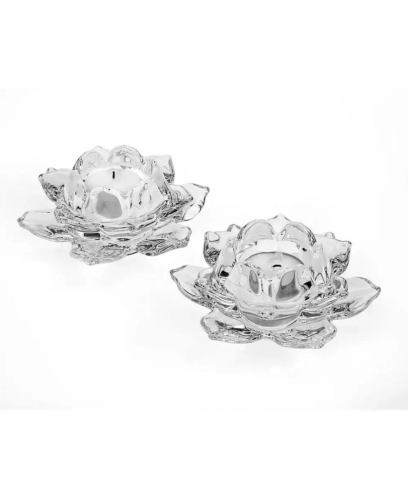 Godinger Lotus Votive Holder - Set of 2 1