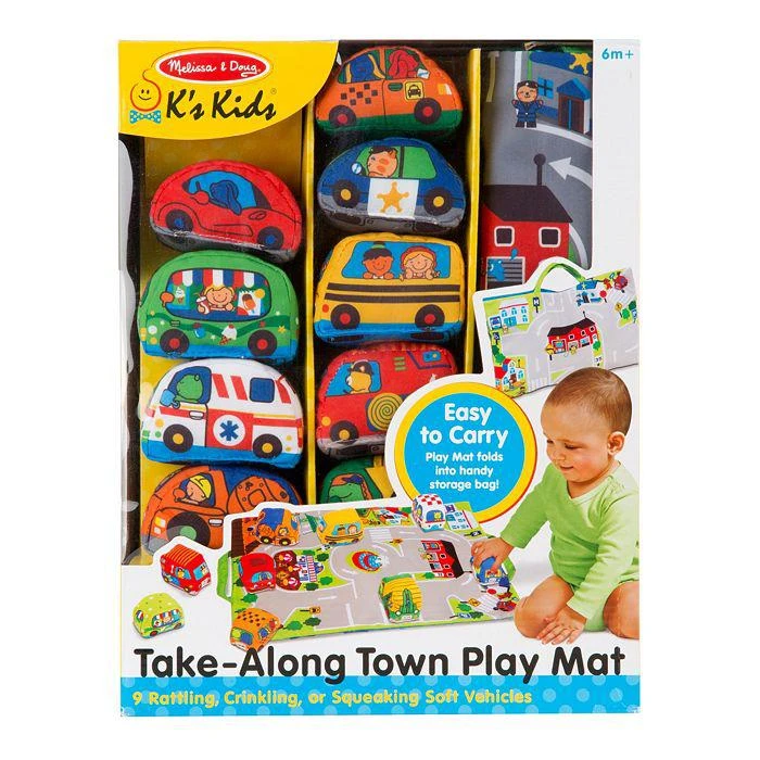 Melissa & Doug Take Along Town Play Mat - Ages 6 Months+ 5