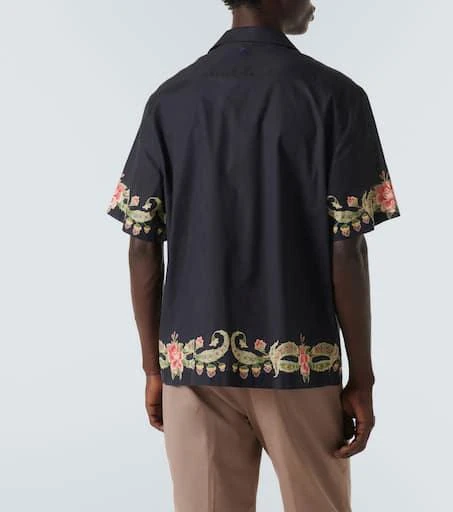 ETRO Floral cotton bowling shirt 4