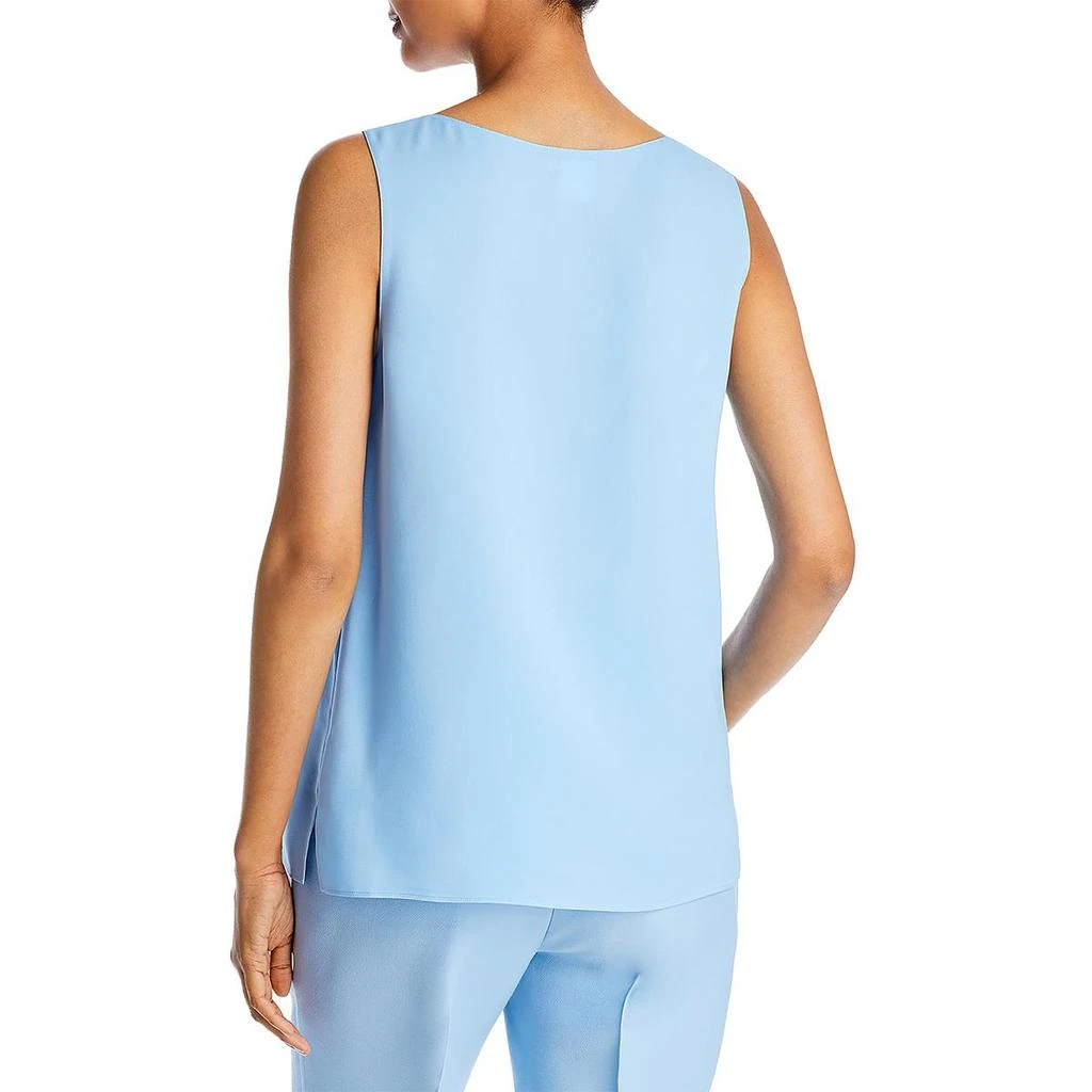 Lafayette 148 New York Womens Silk Sleeveless Blouse 2