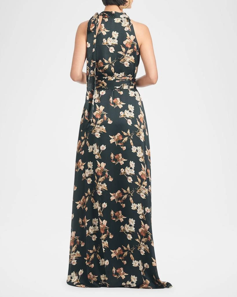 Sachin & Babi Kayla Floral-Print Georgette Gown 3