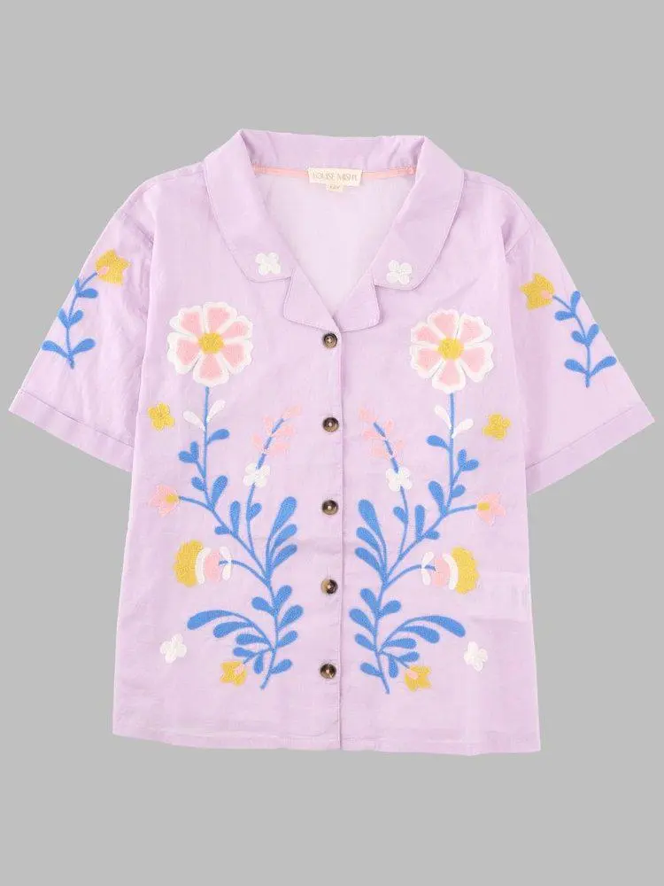 Louise Misha Louise Misha Alova Embroidered Shirt