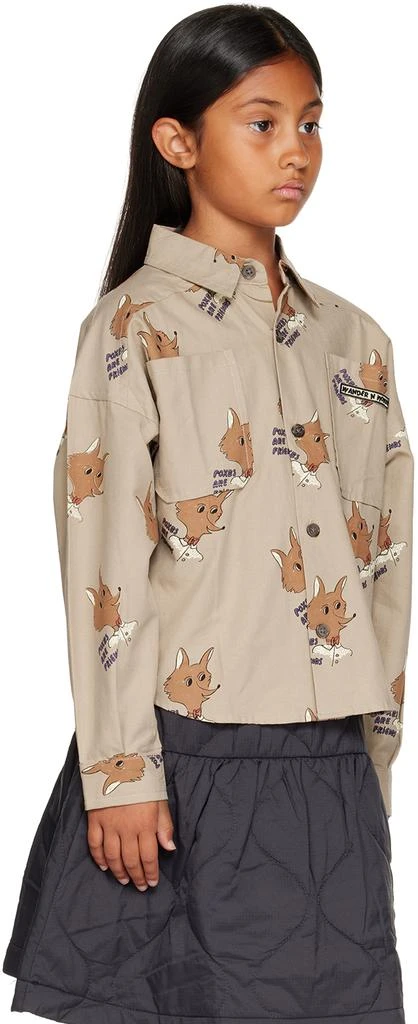 Wander & Wonder Kids Beige Button Down Shirt 2