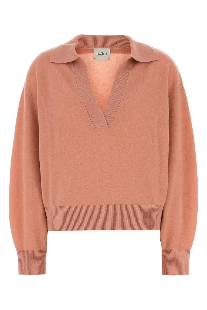 Le Kasha Salmon cashmere oversize Jackson sweater