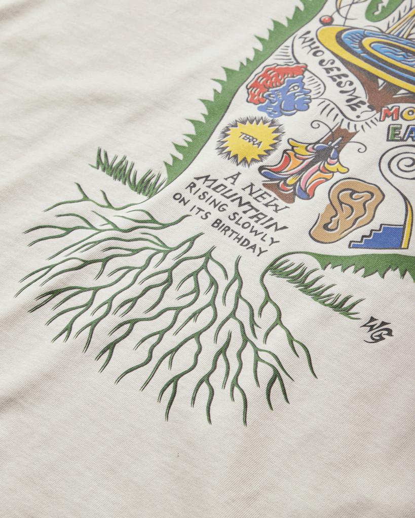 Story mfg. Men's Grateful Longsleeve T-Shirt White - T