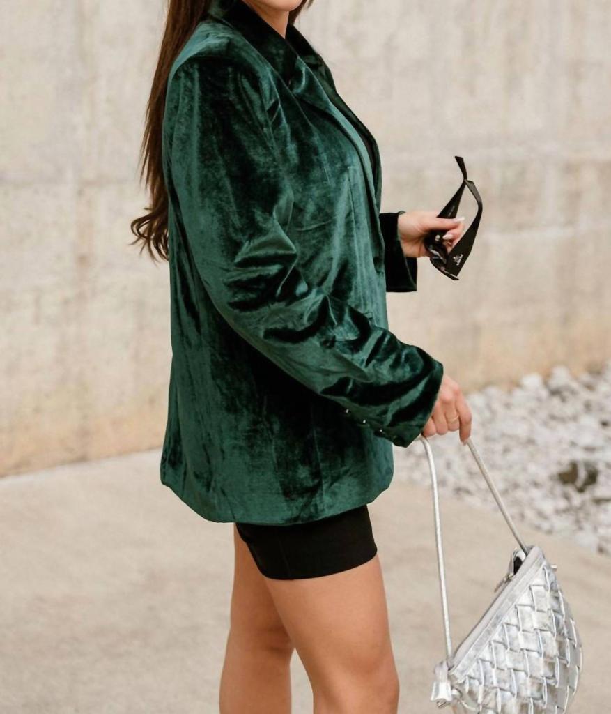Her Entire Name Says Grace Her Entire Name Says Grace - Juliana Velvet Blazer