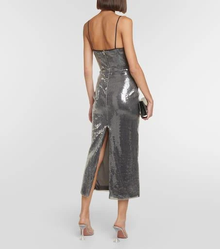David Koma Sequined pencil midi dress 3