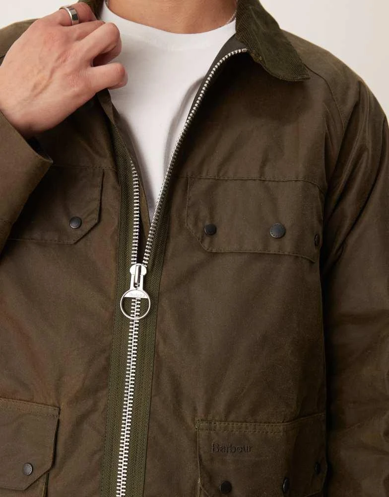 Barbour Barbour Re-engineered Bedale wax jacket in beech 3