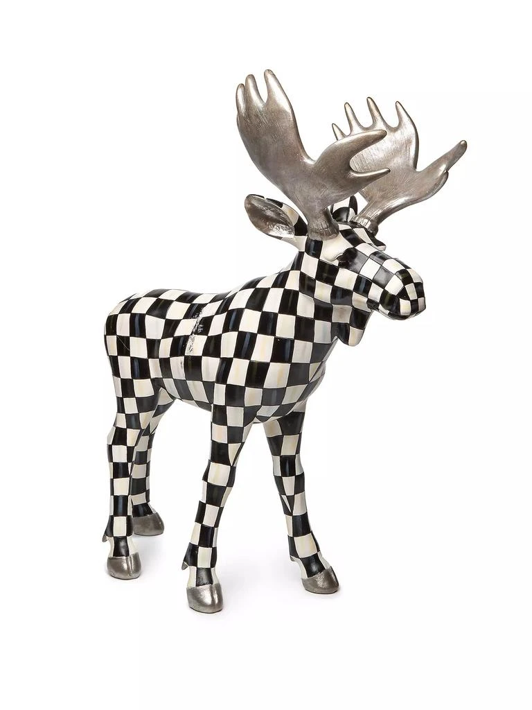 MacKenzie-Childs Courtly Checked Standing Moose 1