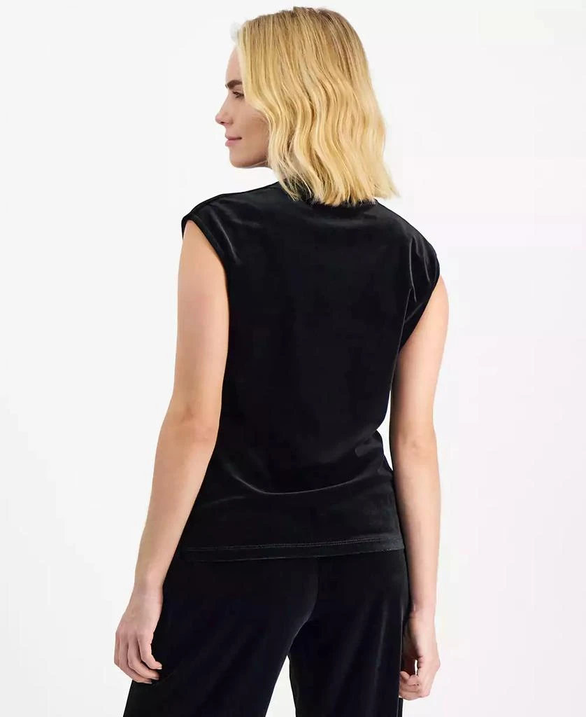 AK Anne Klein Petite Sleeveless Cowlneck Shell Top 2