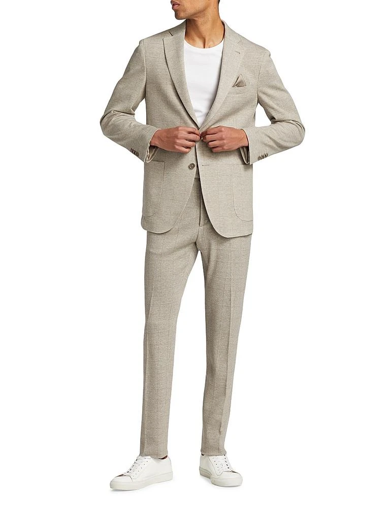 Saks Fifth Avenue COLLECTION Wool 
Cotton-Blend Suit 2