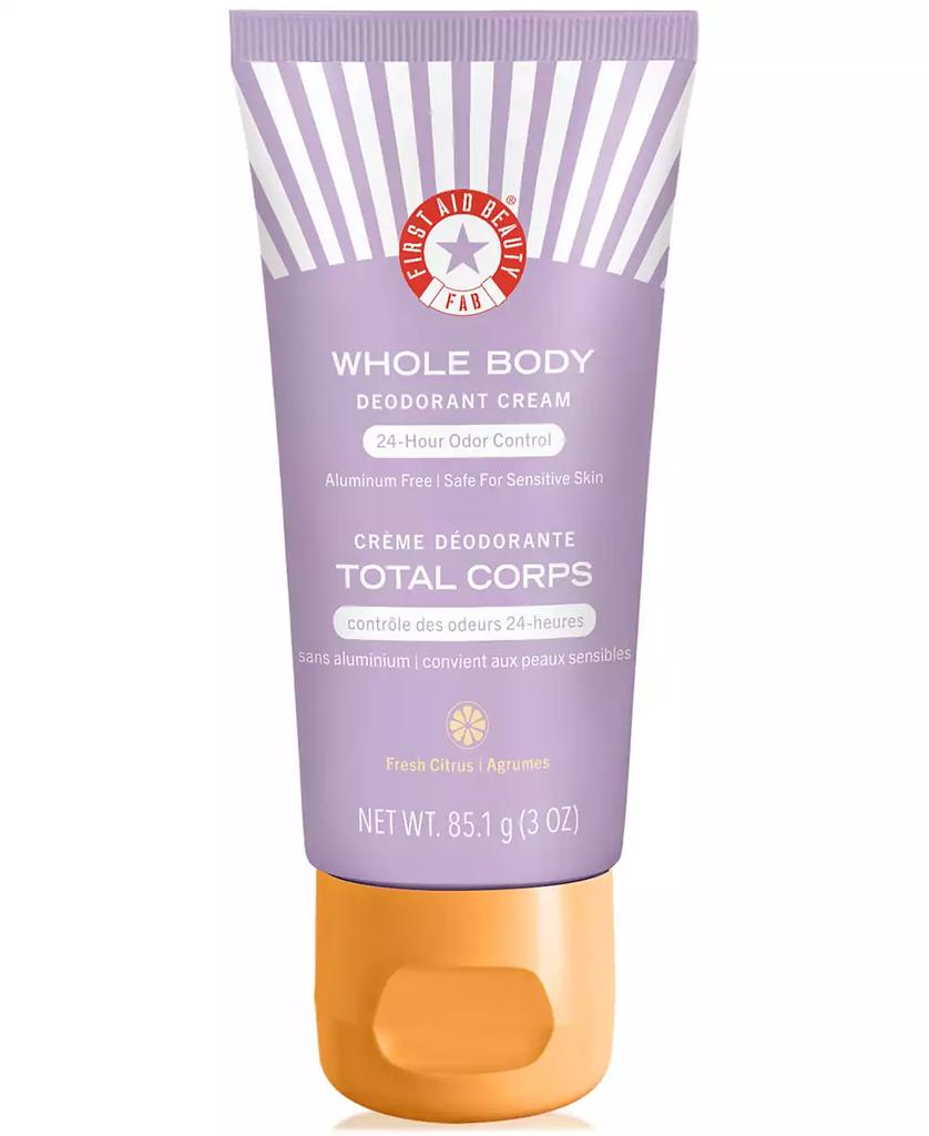 First Aid Beauty Whole Body Deodorant Cream, 3 oz.