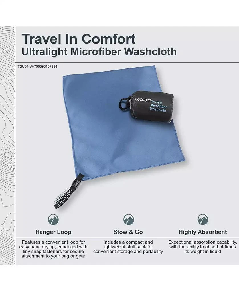 COCOON Premium - Ultralight Microfiber Towel - Washcloth 2