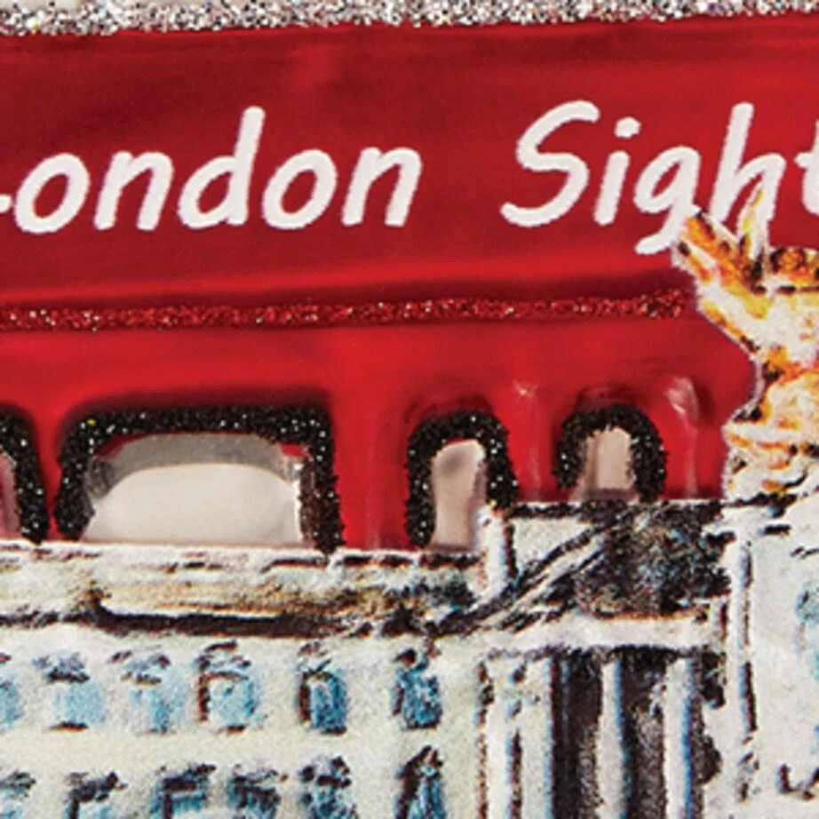 Harrods London Sightseeing Bus Christmas Decoration 8