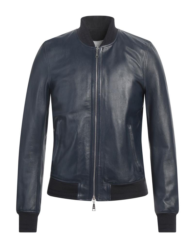 Shop Men's Leather Bomber Jacket on Sale at BeyondStyle