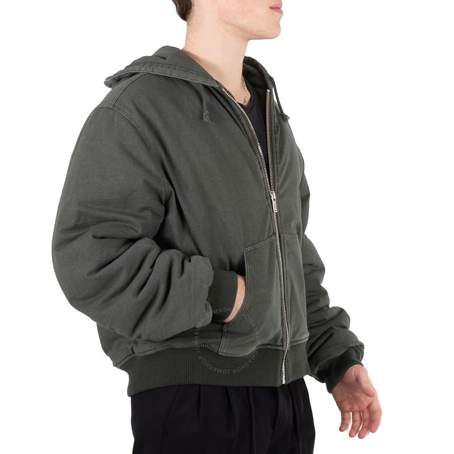HOLZWEILER Men's Dark Green Loken Padded Zip Hoodie 3