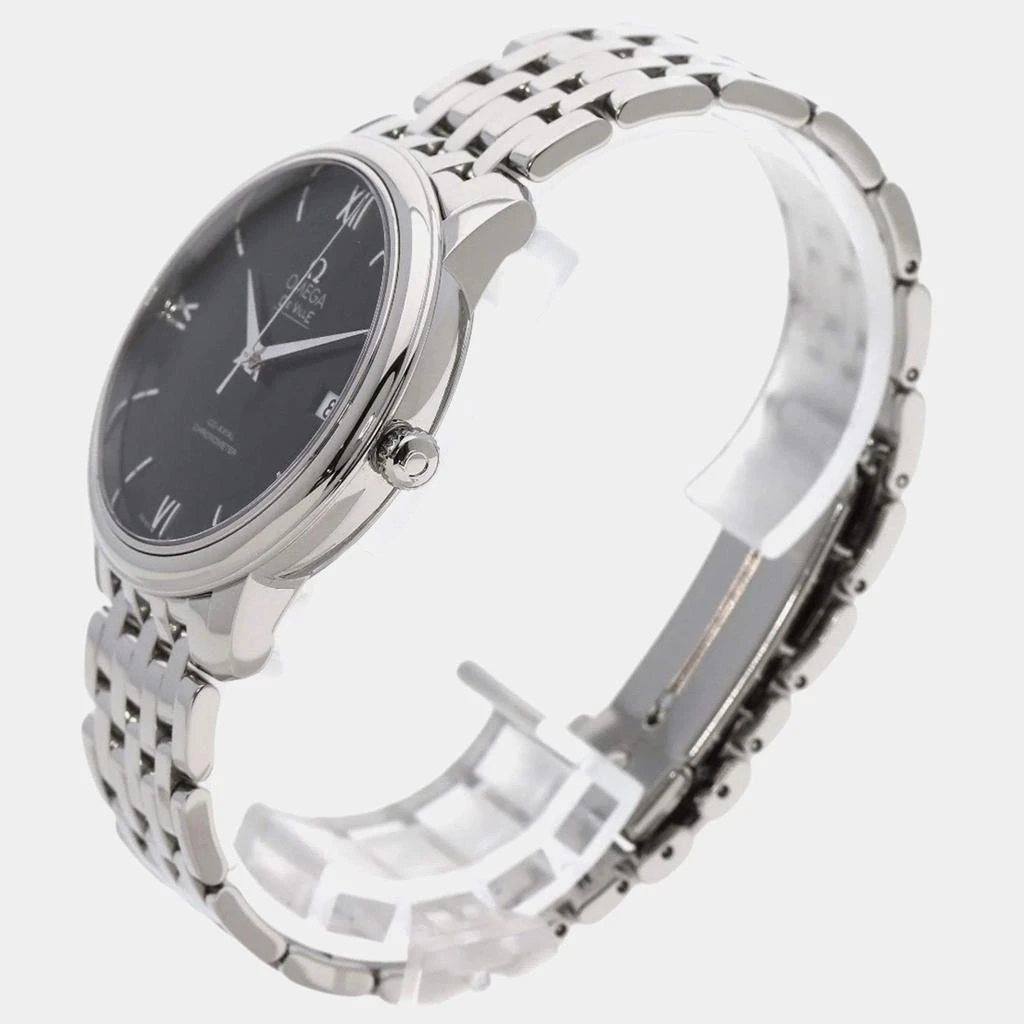 Omega Omega Black Stainless Steel De Ville Prestige 424.10.37.20.01.001 Quartz Men's Wristwatch 36.5 mm 5