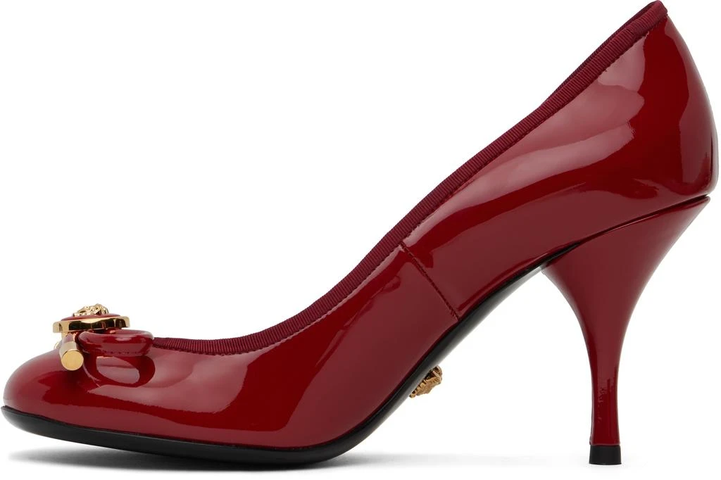 Versace Red Opera Bow Patent 85 mm Heels 3