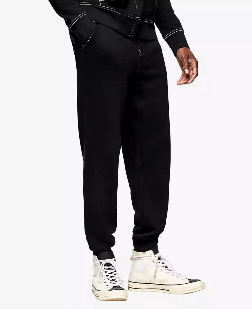 True Religion Men's Classic Logo Elastic Drawstring Joggers 2