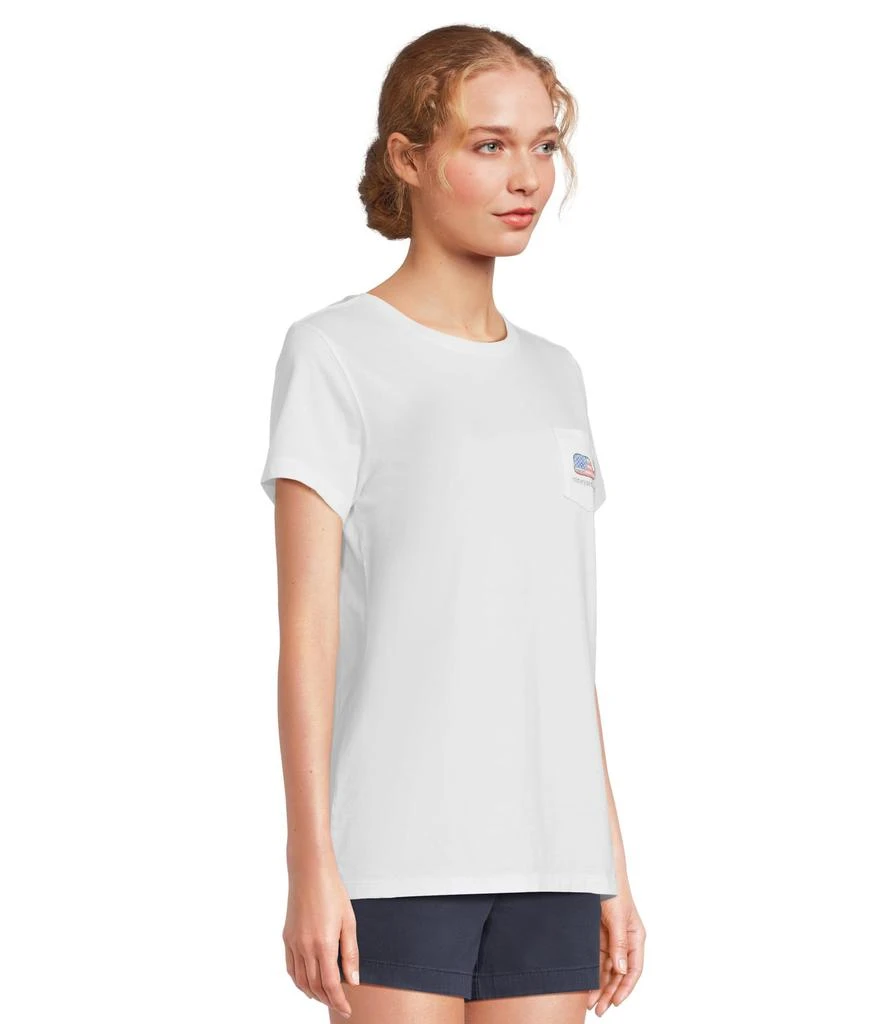 Shop New Flag Whale Short Sleeve Pocket Tee on Sale at BeyondStyle