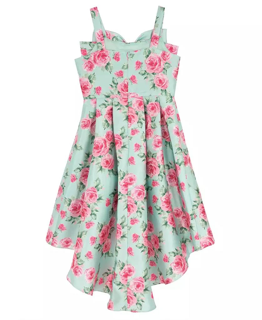 Rare Editions Girls
 7-16 Floral Mikado Hi-Lo Bow Dress 2