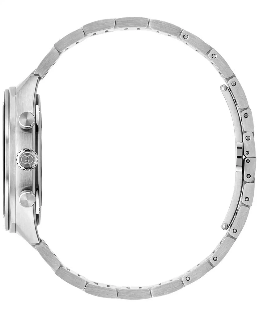 Gucci Men's Swiss Chronograph Interlocking Stainless Steel Bracelet Watch 41mm 3