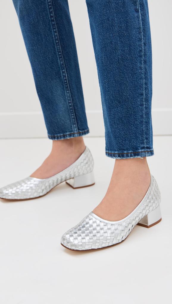 Freda Salvador Jayla Woven Ballet Heels