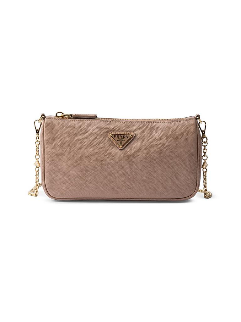 ショルダーバッグ・ポシェット PRADA TRAVERTINE-COLOURED LEATHER SHOULDER BAG Prada Travertine-coloured leather shoulder bag - Shoulder