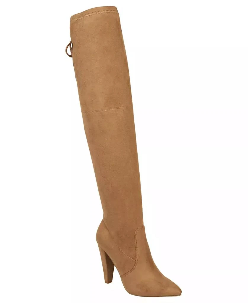 French Connection Women's Jordan Cone Heel Lace-up Over-The-Knee Boots 1