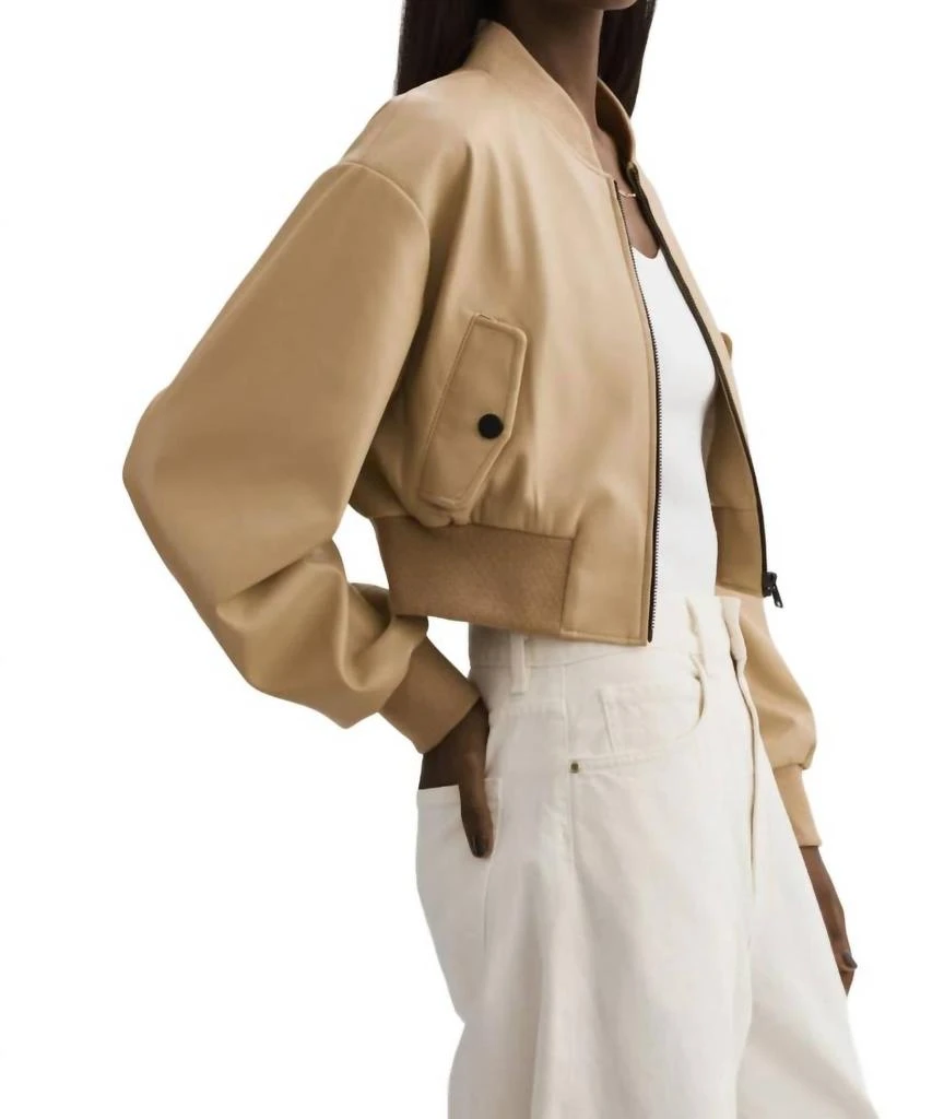 LaMarque Evelin Bomber Jacket In Wheat 5