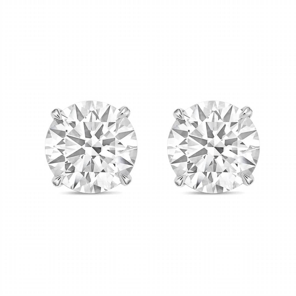 Diana M Jewels Diana M Jewels - 3.00 Cts Round Lab Diamond Stud Earring
