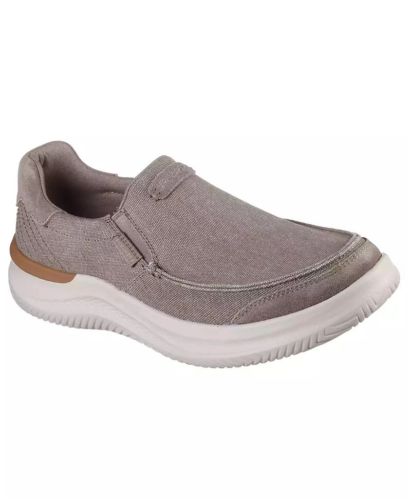 SKECHERS Men's Relaxed Fit: Hasting - Vigo Moc Toe Loafer Slip-On Extra Wide Width Casual Sneakers from Finish Line 1