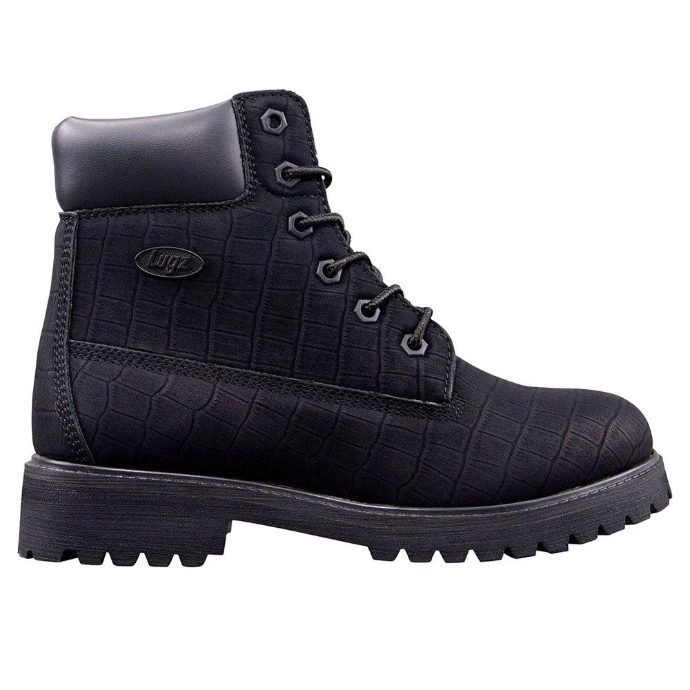 Lugz Convoy Croc Round Toe Lace Up Boots Shoes Free Shipping