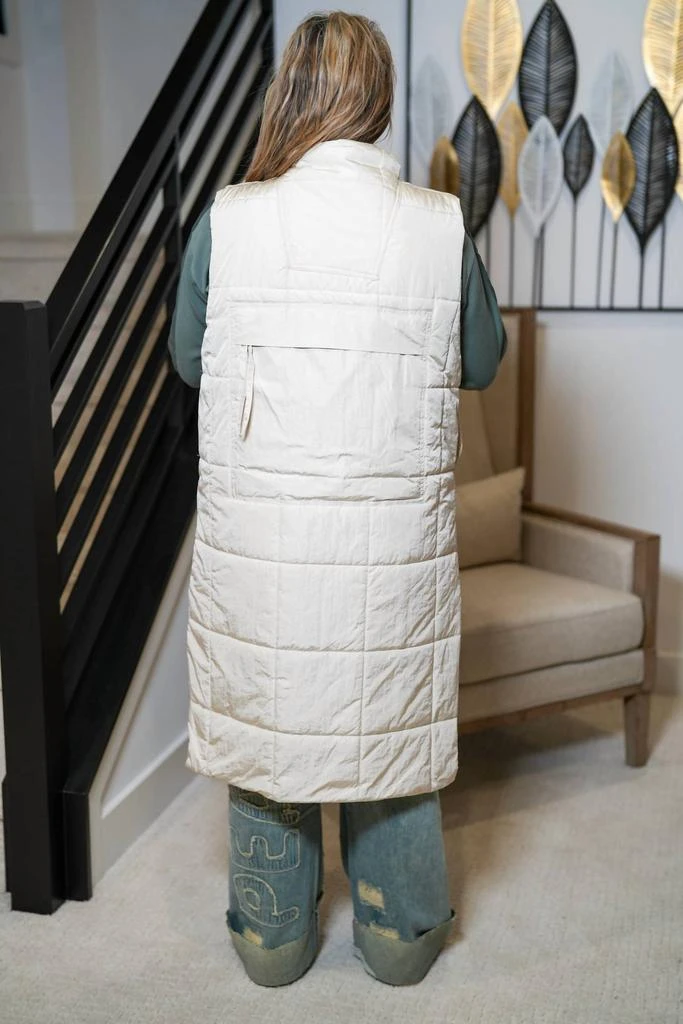 Oli & Hali Oli & Hali - Totally In Padded Long Vest 5