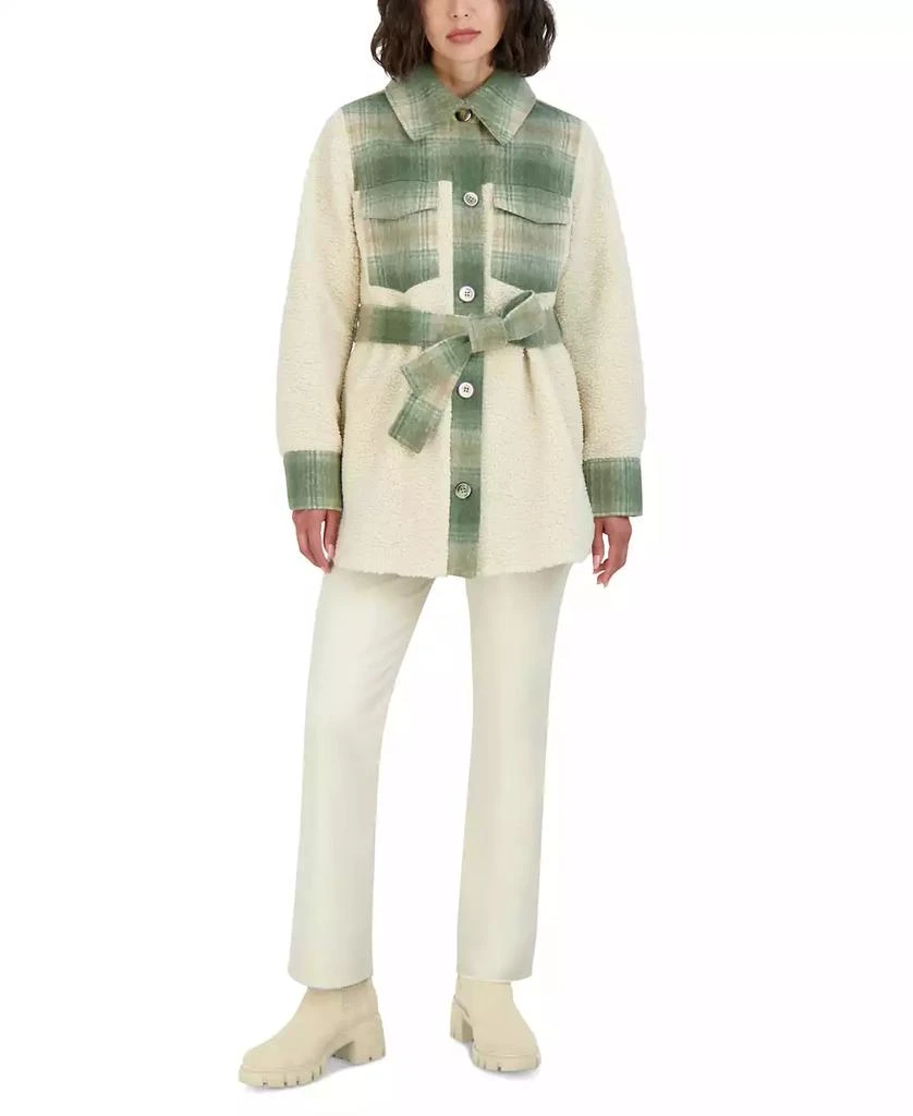 Tahari Women's Belted Shacket 5