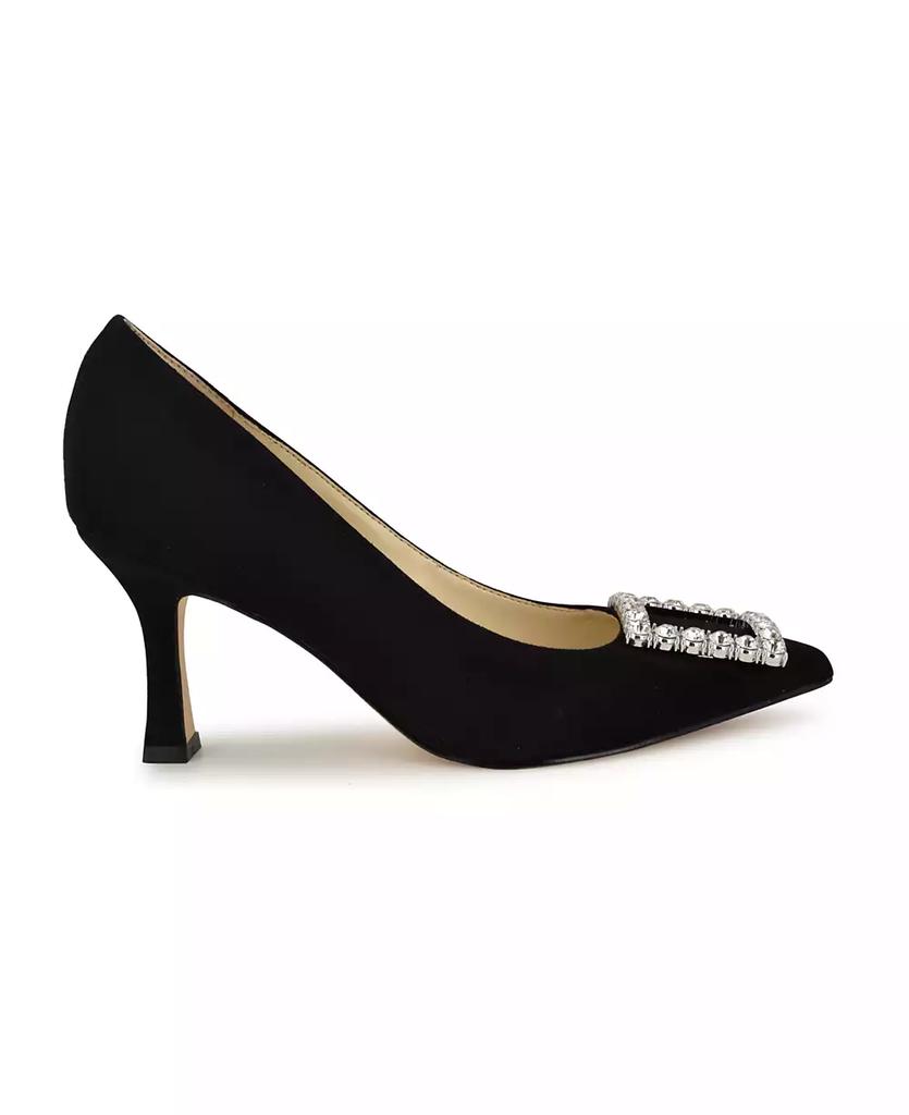 Nine West Women's Jaquee Pointy Toe Embellished Dress Pumps
