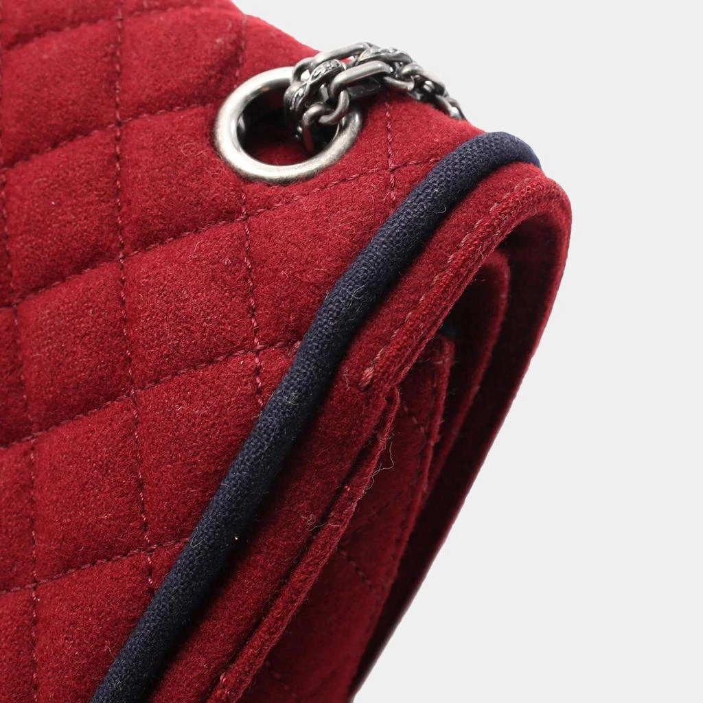 Chanel Chanel Red Wool 2.55 Salzburg CC Edelweiss Flap Bag 3